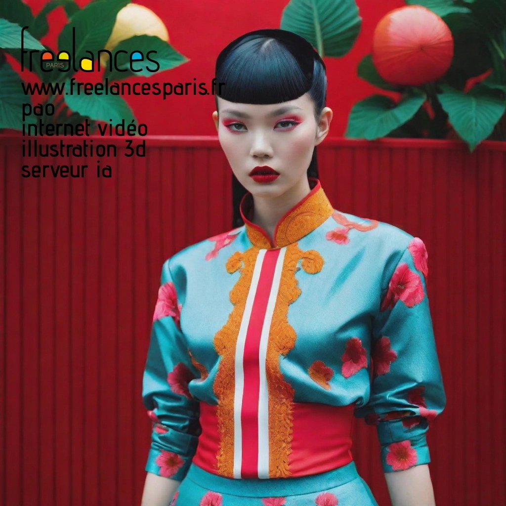 Pao mise en page internet vidéo illustration 3d serveur IA générative AI freelance paris studio de création magazines lcyo8m90